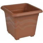 Nohel Garden květináč QUATTRO plastový terakota 30x30 cm – Zboží Mobilmania