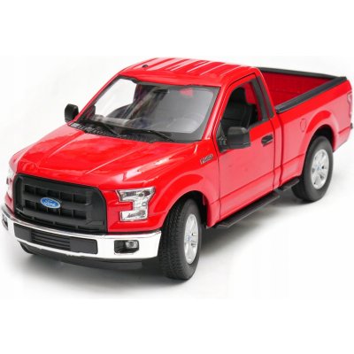 Welly Ford F 150 Regular Cab 2015 model červená 1:24