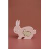 Dřevěná hračka Trixie první puzzle Wooden baby puzzle Mrs. Rabbit