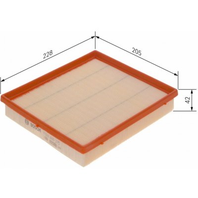 Vzduchový filtr BOSCH F 026 400 375 – Hledejceny.cz