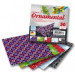 Folia 490/1010 Origami papír Ornamental 80 g/m2 10 x 10cm 50 archů – Zboží Dáma