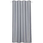 Sehlbach Závěs se skrytými poutky, Blackout Shine, stříbrně šedý, 245 x 135 cm – Zboží Mobilmania