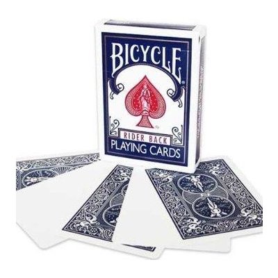 Kouzelnické karty Bicycle Blank Face modré