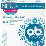 O.B. tampóny ProComfort Mini 64 ks – Zboží Dáma