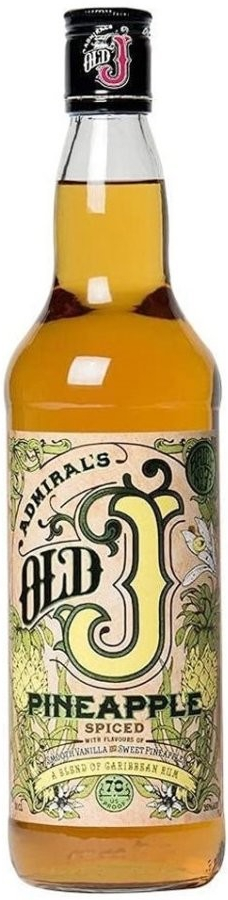 Admiral Vernon's Old J Pineapple 35% 0,7 l (holá láhev)