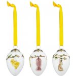 KÄHLER Porcelánová vajíčka Hammershøi Easter set 3 ks – Hledejceny.cz