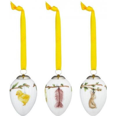 KÄHLER Porcelánová vajíčka Hammershøi Easter set 3 ks – Hledejceny.cz