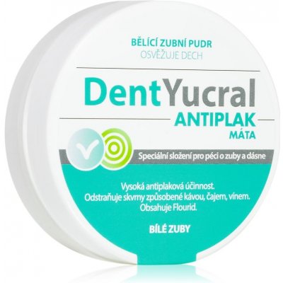 DentYucral Antiplaca bělicí zubní pudr 50 g