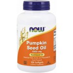 Now Foods Pumpkin Seed Oil dýňový olej 1000 mg 100 softgel kapslí – Hledejceny.cz