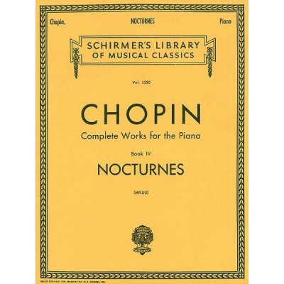Chopin Nocturnes noty na klavír – Zboží Dáma