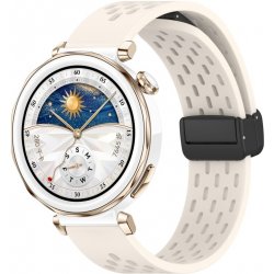 PROTEMIO AIRY Silikonový řemínek pro Huawei Watch GT 5 Pro 42mm STARLIGHT 93890