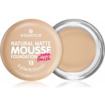 Essence NATURAL MATTE MOUSSE pěnový make-up 13 16 g – Zboží Dáma