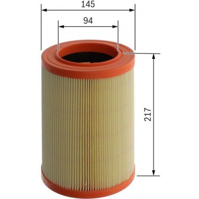 BOSCH F 026 400 297 Vzduchový filtr (F026400297) – Hledejceny.cz
