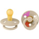 Bibs dudlíky kaučuk Colour Morning Bloom 2 ks Ivory mix – Zboží Dáma