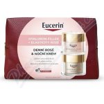 Eucerin Hyaluron-Filler + Elasticity Rosé denní krém 50 ml + noční krém 50 ml – Zboží Mobilmania