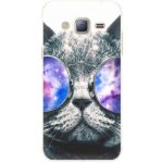 Pouzdro iSaprio Galaxy Cat Samsung Galaxy J3 2016 – Zboží Mobilmania