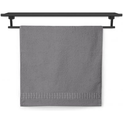 Veba ručník NORA Ratan tmavá šedá 70 x 140 cm – Zboží Dáma