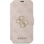 Pouzdro Guess 4G Metal Logo iPhone 13 - růžové – Zboží Mobilmania