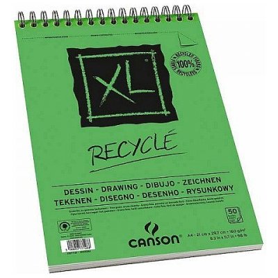 Canson XL recykl. blok v kroužkové vazbě A3 160g 50 archů – Zboží Mobilmania