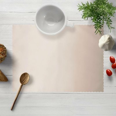 Biante Teflonové prostírání TF-096 Pudrově béžové bez vzoru 30x40cm – Sleviste.cz