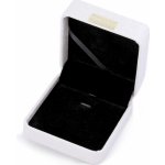 Tiniana Luxusní dárková krabička na šperky 8,5x9cm bílá – Zboží Dáma