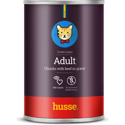 Husse Adult masová Chutné kousky hovězího masa 415 g – Zboží Mobilmania