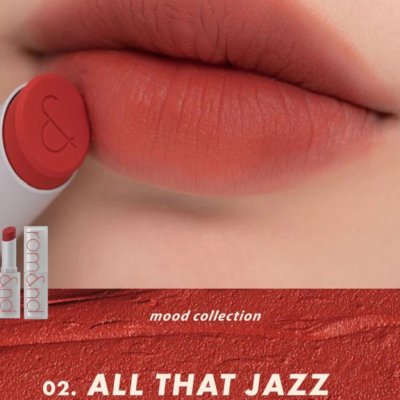 Rom&nd Zero Matte Lipstick 02 All The Jazz Matná rtěnka 3 g – Zbozi.Blesk.cz