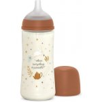Suavinex Wonderland kojenecká láhev fyziologický průtok hnědá 360 ml – Hledejceny.cz