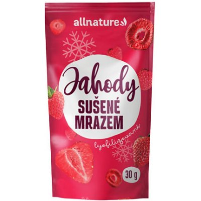 ALLNATURE Jahody sušené mrazem 30 g – Hledejceny.cz