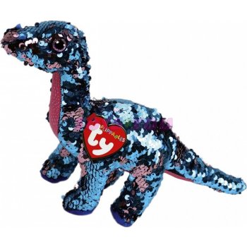 Beanie Boos Flipables TREMOR růžovo modrý dinosaurus 15 cm