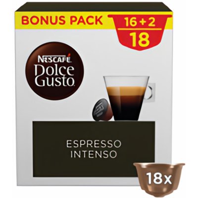 Nescafé Kapsle Dolce Gusto Espresso intenso 18 ks – Zboží Mobilmania