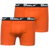 Boxerky, trenky, slipy, tanga Bolf 0953-2P pánské boxerky 2 Pack červené