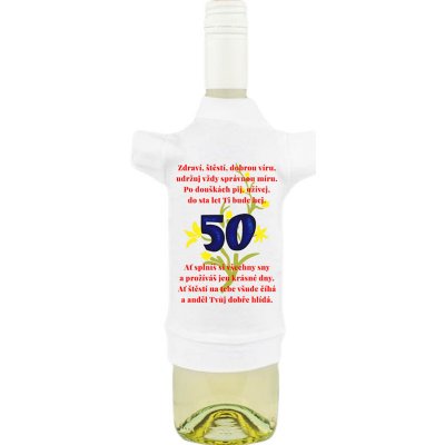 DIVJA Tričko na láhev - Zdraví, štěstí, dobrou víru - 50 – Hledejceny.cz