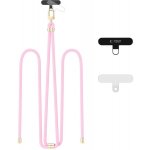 Šňůrka na krk Tech Protect C7S crossbody baby růžová/zlatá – Hledejceny.cz