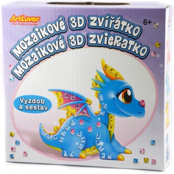 vytvarnehracky.cz Mozaikové 3D zvířátko dráčci