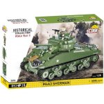 COBI 2570 World War II Americký střední tank Sherman M4A3 – Zboží Dáma