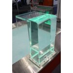 Eichenwald Chrlič RIO, 400 mm, montážna příruba na betonování, průhledné umělé sklo, LED osvětlení – HobbyKompas.cz