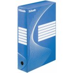 Esselte archivační krabice modrá A4 80 mm – Zboží Živě