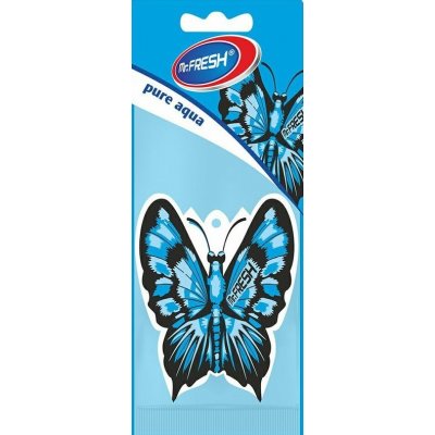 Mr.Fresh Car Parfume Motýl Pure Aqua závěsný – Hledejceny.cz