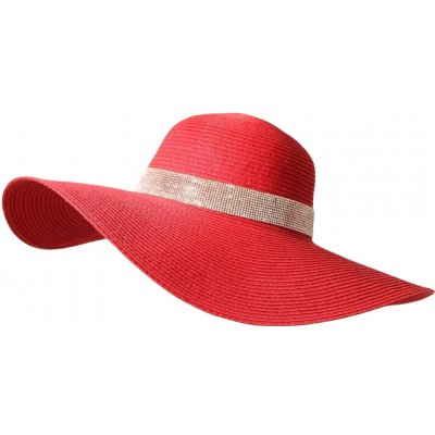 Amparo Miranda dámský klobouk Cristal červená – Zboží Mobilmania