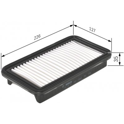 Vzduchový filtr BOSCH F 026 400 201 (F026400201) – Hledejceny.cz