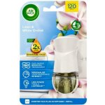Air Wick Essential Oils Linen & White Orchid Prádlo a orchidej elektrický osvěžovač vzduchu komplet 19 ml – Zboží Dáma