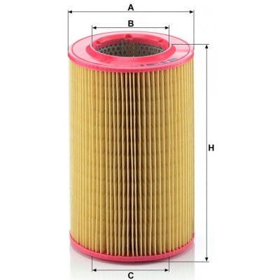 MANN-FILTER Vzduchový filtr MANN C1596 (MF C1596) – Hledejceny.cz