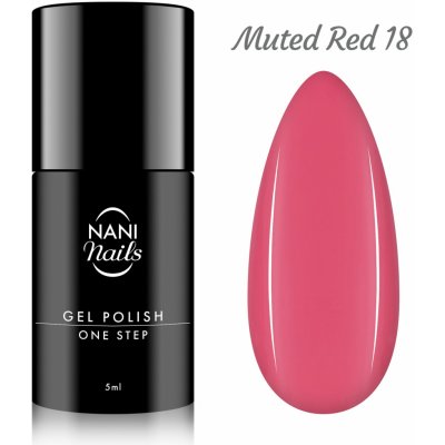 NANI gel lak One Step Muted Red 5 ml – Sleviste.cz
