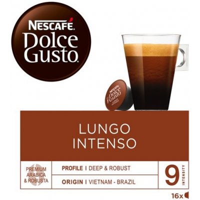 Nescafé Dolce Gusto Lungo Intenso kávové kapsle 16 kapslí – Zboží Mobilmania