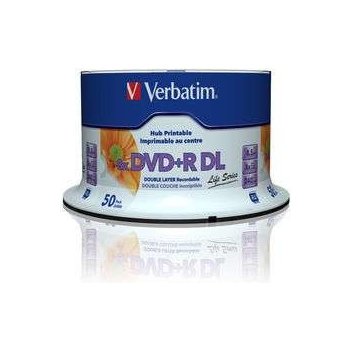 Verbatim DVD+R DL 8,5GB 8x, 50ks (97693)