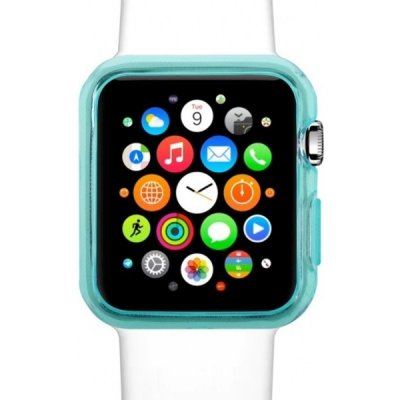 SES Ultratenký silikonový obal pro chytré hodinky Apple Watch 38 mm 1.série - modrý 2638 – Sleviste.cz