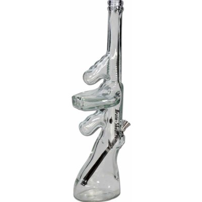 Black Leaf Skleněný bong Brain-Shooter čirý 47 cm – Hledejceny.cz