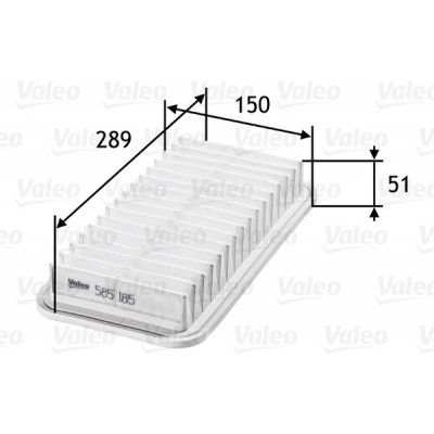 Vzduchový filtr VALEO 585185 – Hledejceny.cz
