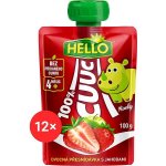 Hello Cuuc 100% s jahodami 12 x 100 G – Zboží Mobilmania